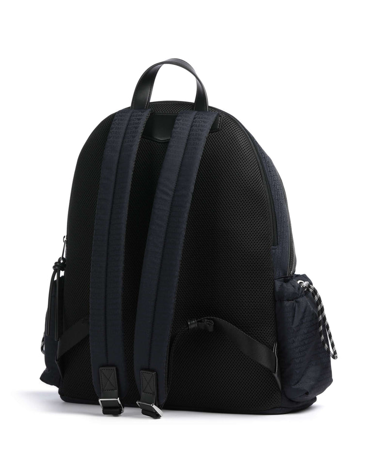 Emporio Armani Monogram Backpack iconico blu navy
