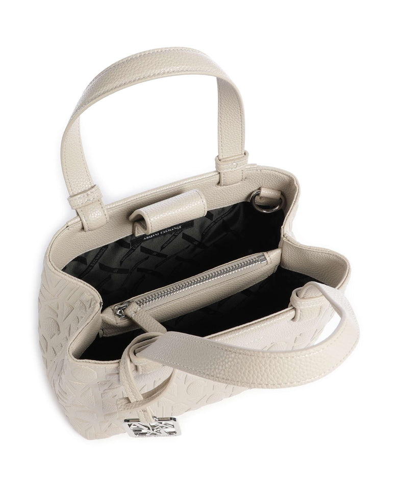 Armani Exchange Liz Monogram S Handbag script