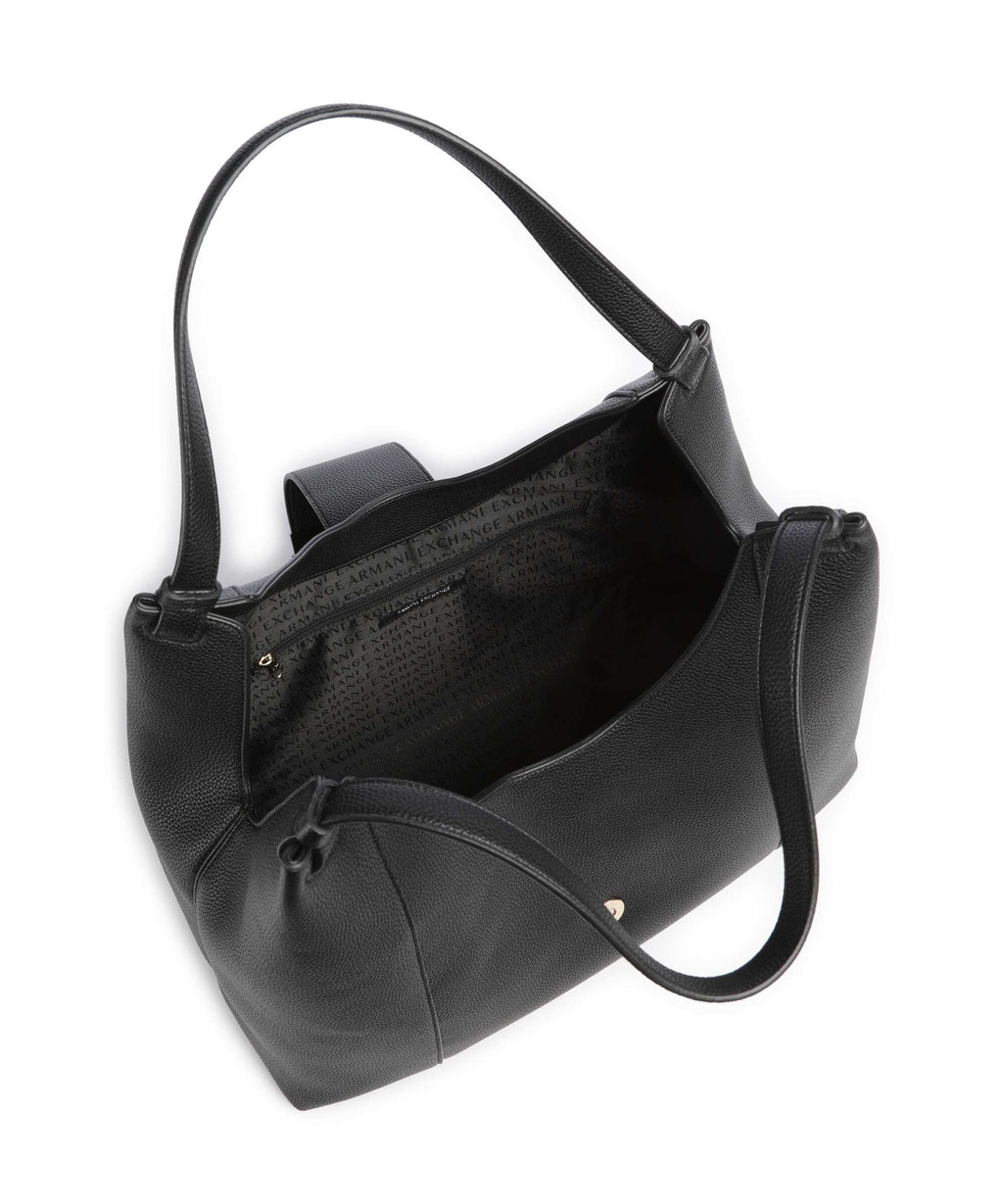 Armani Exchange Susy Soft Hobo bag black