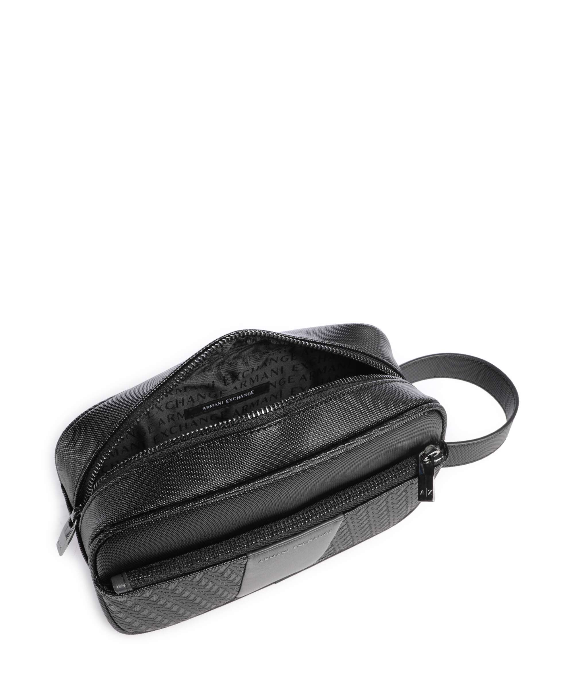 Armani Exchange William Toiletry bag black/forged iron