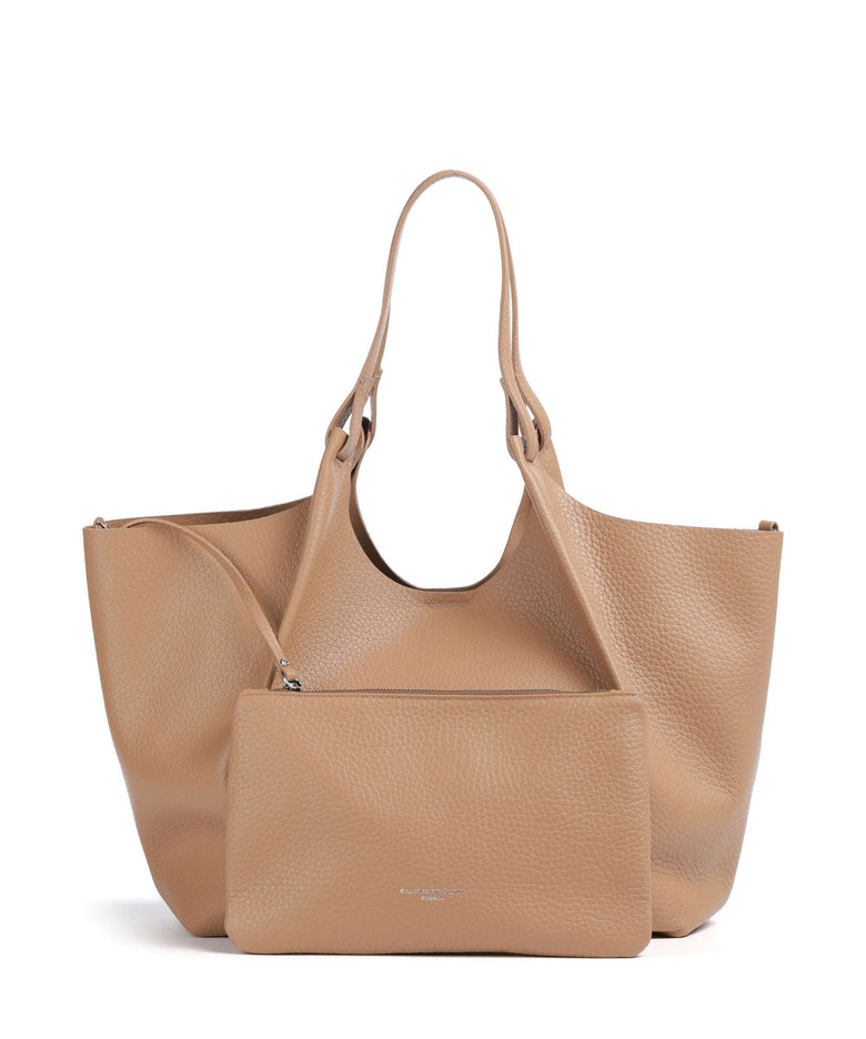 Gianni Chiarini Dua L Hobo bag clay
