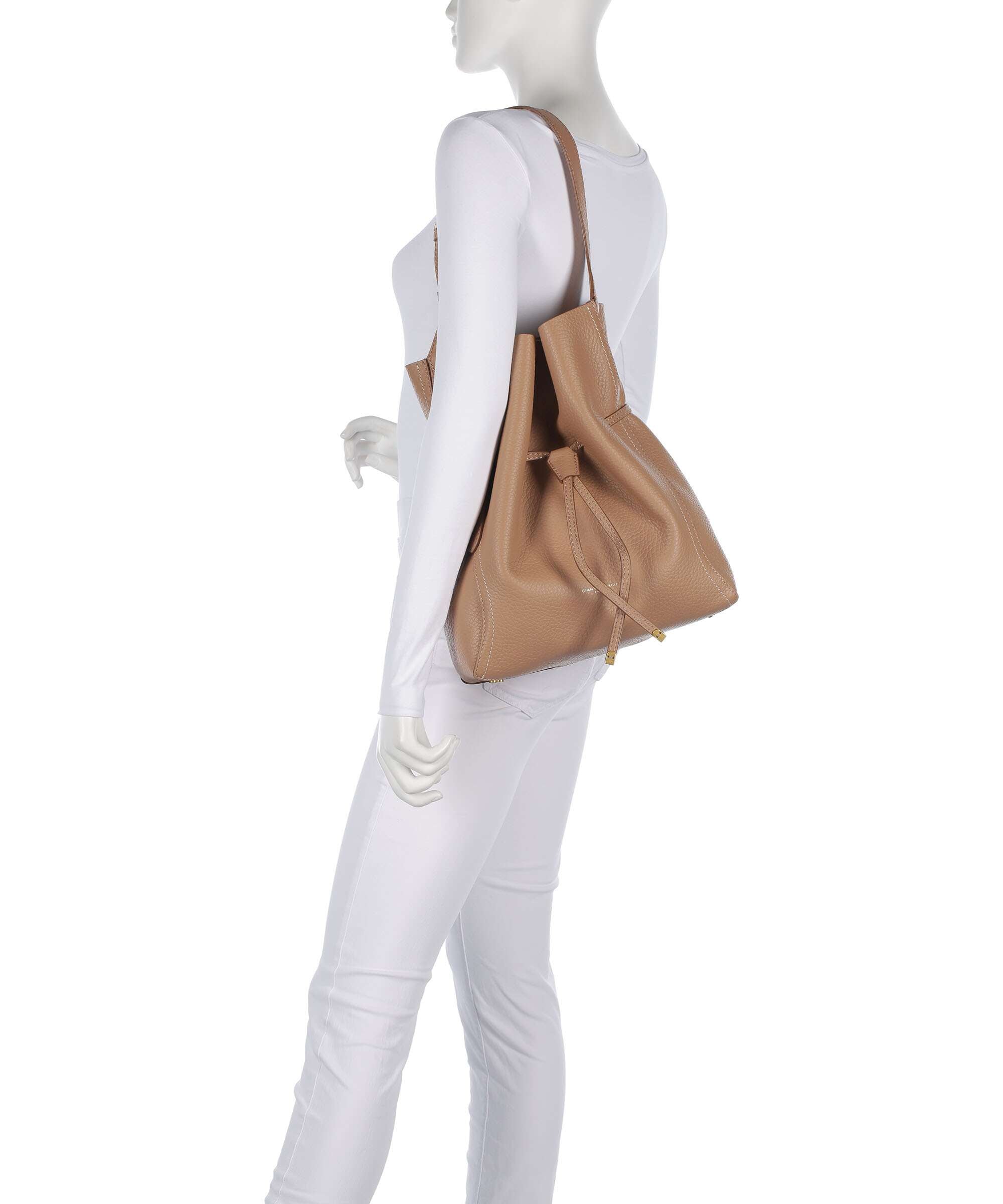 Gianni Chiarini Sienna Bucket bag clay