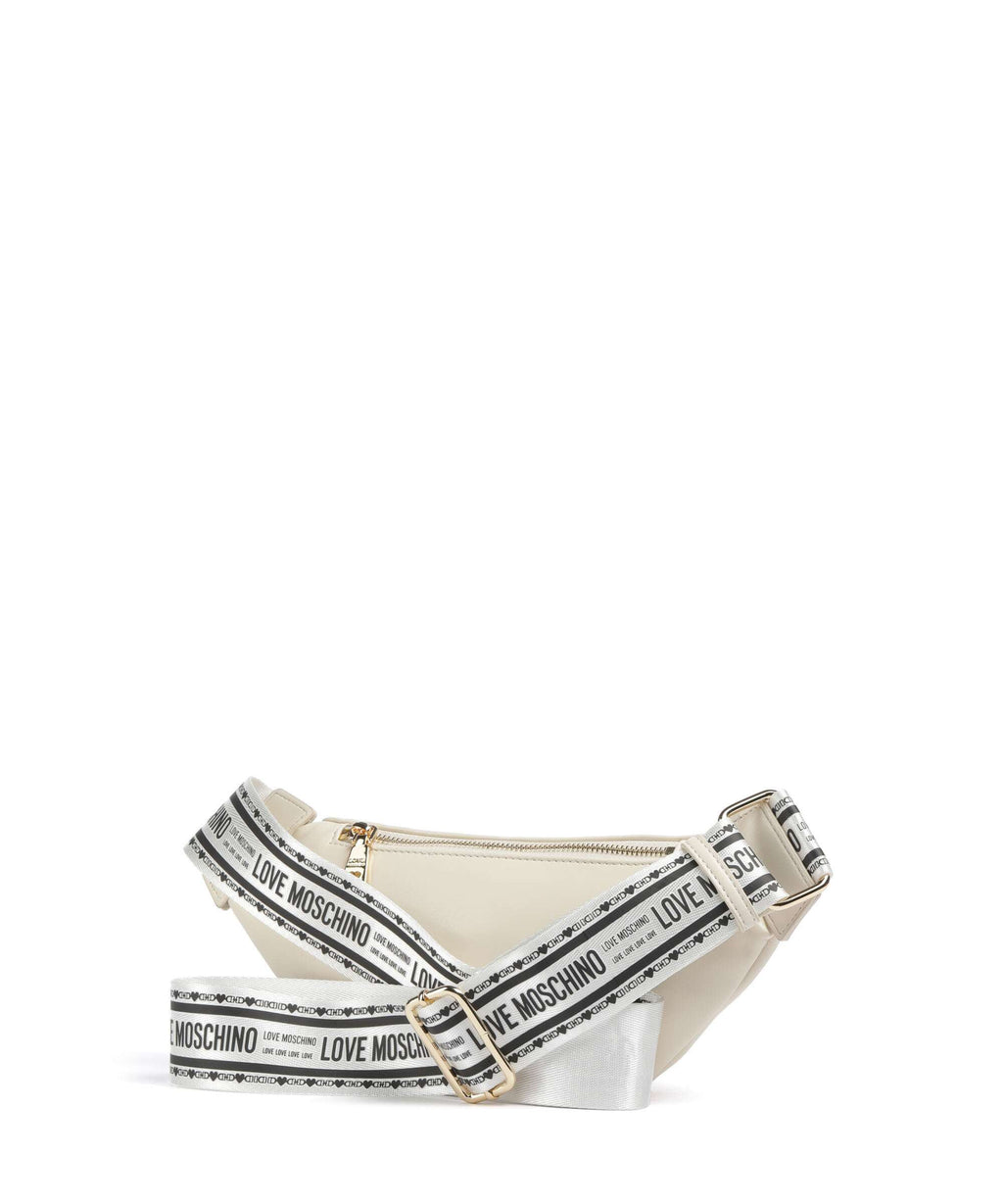Love Moschino Ember Fanny pack avorio