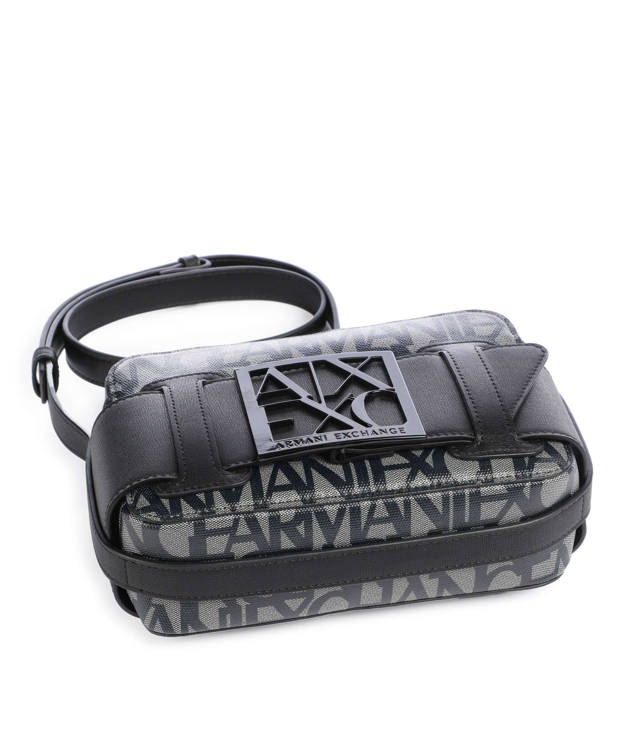 Armani Exchange Susy Crossbody bag beige/navy stripes