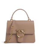 Pinko Love One Mini Kabelka přes rameno biscotto zenzero/antique gold