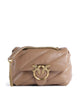 Pinko Love Puff Mini Taška přes rameno biscotto zenzero/antique gold
