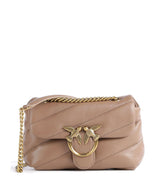 Pinko Love Puff Baby Taška přes rameno biscotto zenzero/antique gold
