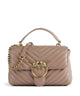 Pinko Love Lady Puff Mini Kabelka biscotto zenzero/antique gold