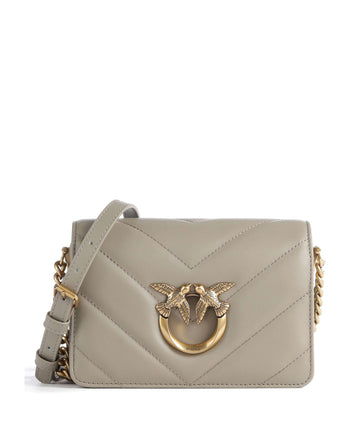 Pinko Love Click Mini Kabelka přes rameno noce/antique gold