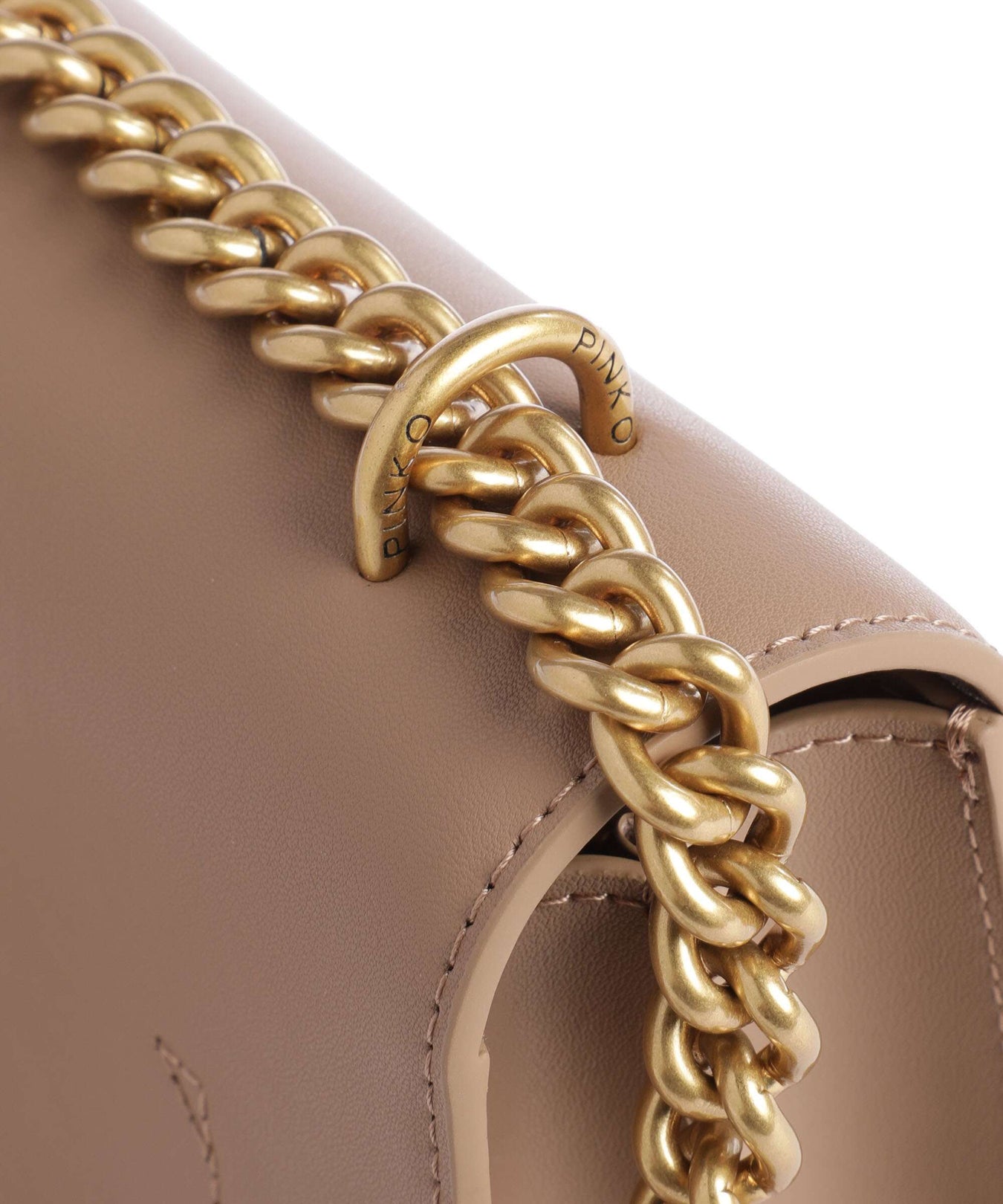 Pinko Love One Mini Shoulder bag biscotto zenzero