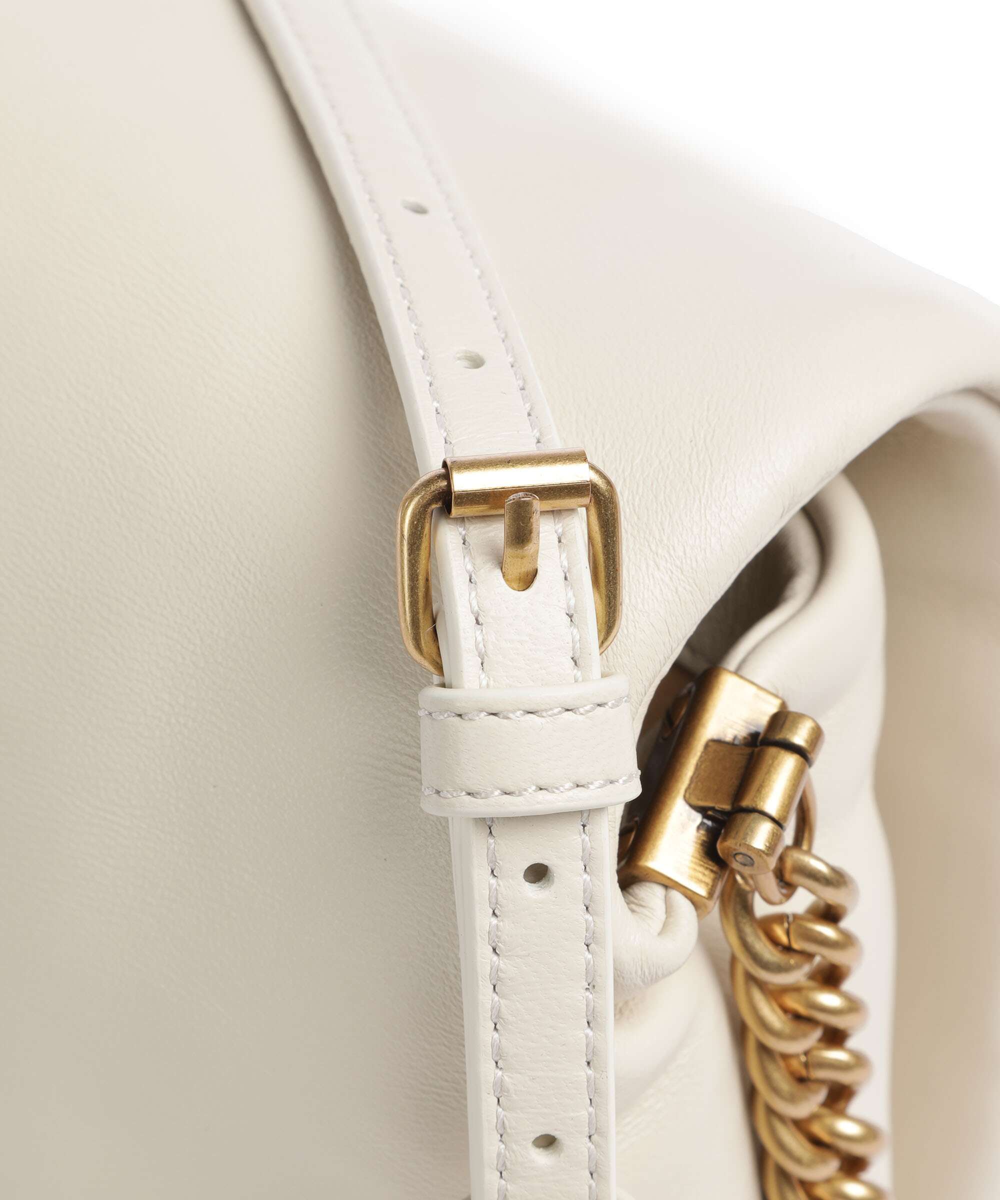 Pinko Love Click Puff Classic Crossbody bag bianco/block color