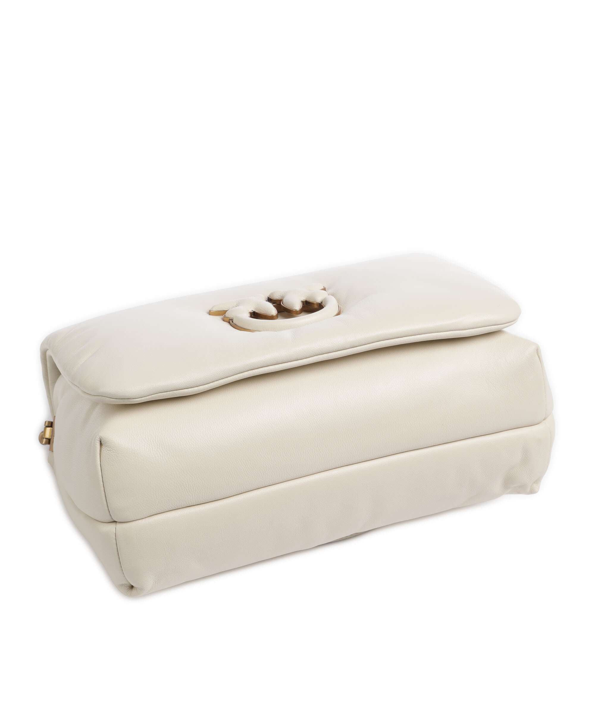 Pinko Love Click Puff Classic Crossbody bag bianco/block color