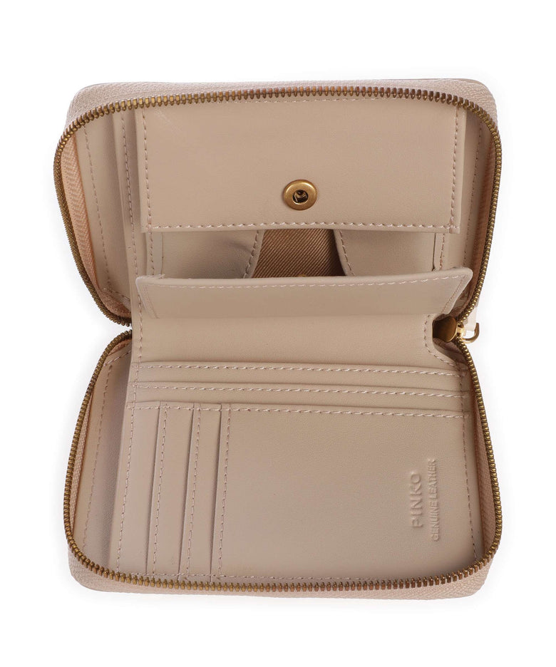 Pinko Taylor Wallet beige/grigio fumo/antique gold