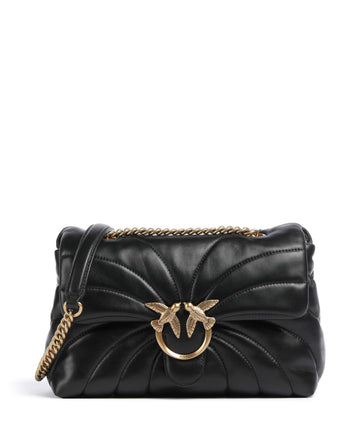 Pinko Love Puff Classic Taška přes rameno nero/antique gold