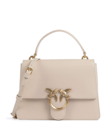 Pinko Love One Classic Kabelka beige/grigio fumo/antique gold