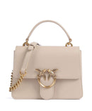 Pinko Love One Mini Kabelka přes rameno beige/grigio fumo/antique gold