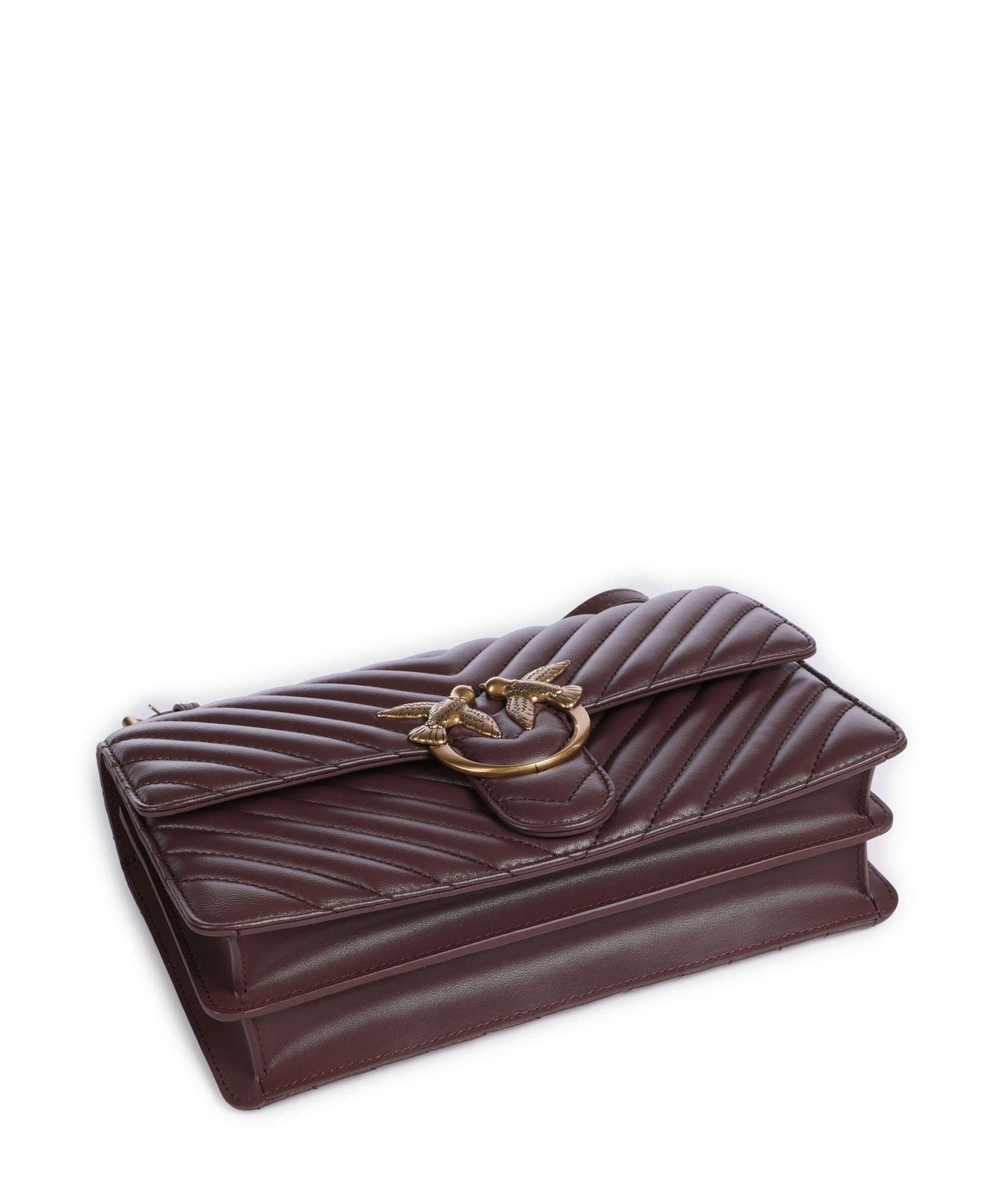 Pinko Love One Classic Shoulder bag cioccolato amaro/antique gold