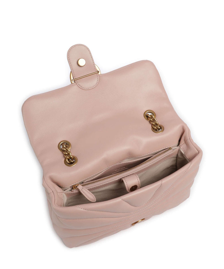 Pinko Love Puff Classic Shoulder bag cipria/antique gold