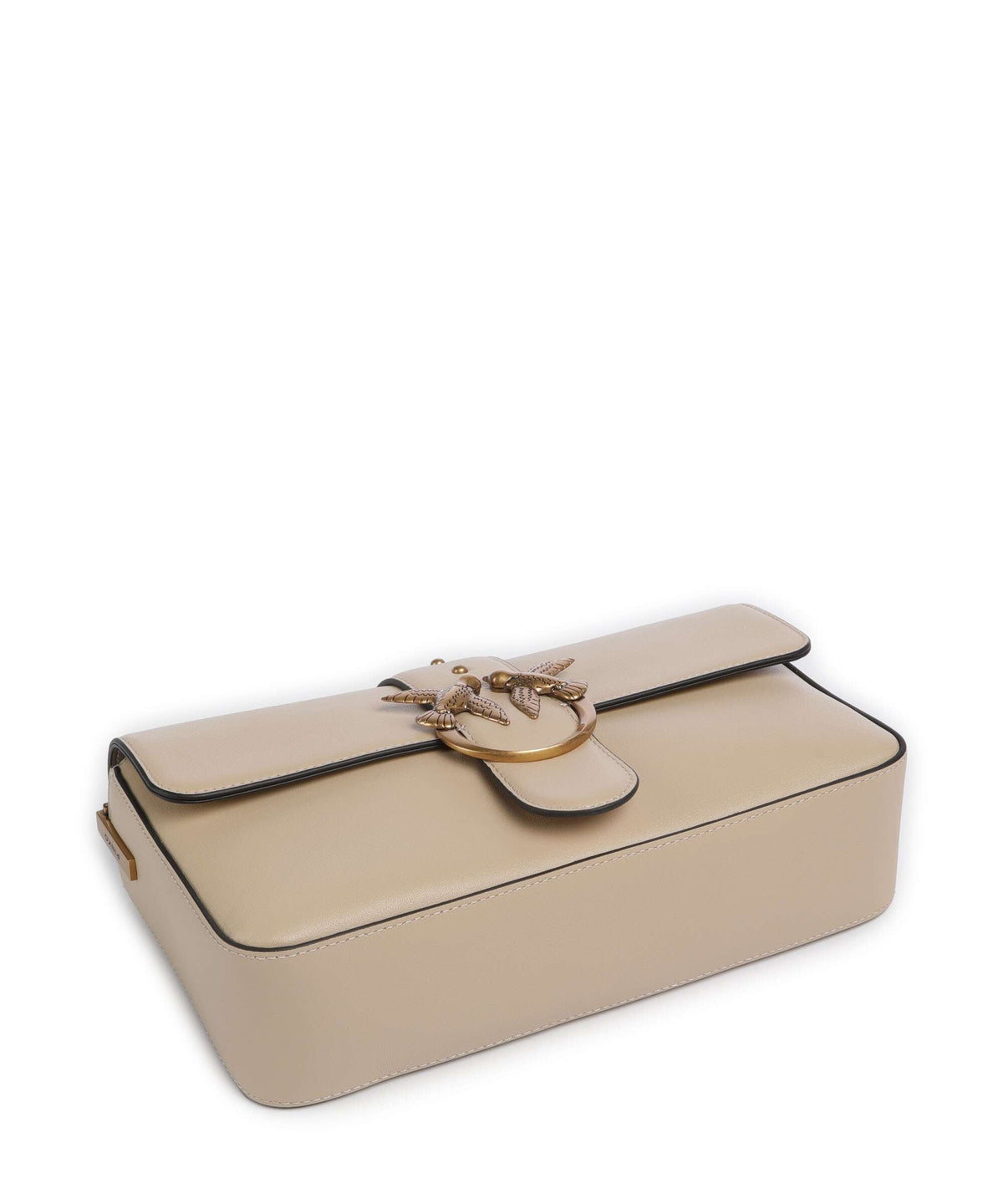 Pinko Love One Classic Slouchy Shoulder bag beige/grigio fumo/antique gold