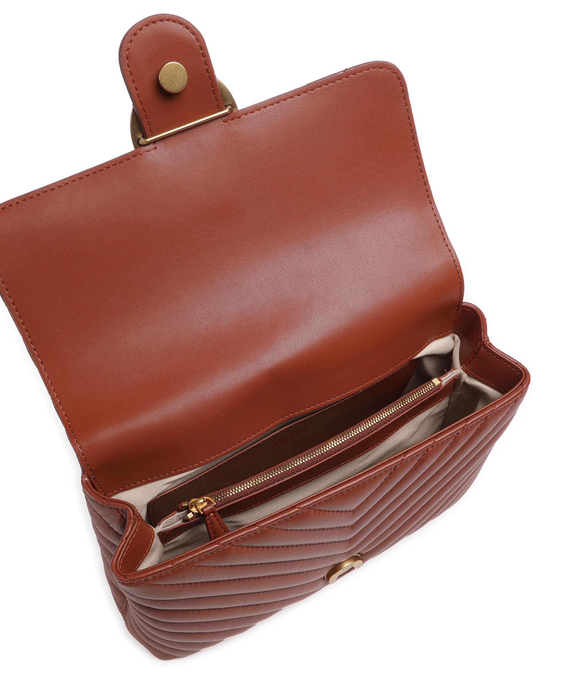 Pinko Love Lady Puff Classic Handbag arabo/antique gold