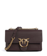 Pinko Love Soft Mini Taška přes rameno uva di catawba/antique gold