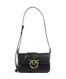 Pinko Love One Mini Slouchy Taška přes rameno nero/antique gold