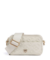 Pinko Mini Kabelka přes rameno bianco seta/antique gold