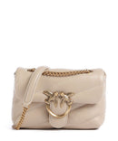 Pinko Love Puff Baby Taška přes rameno beige/grigio fumo/antique gold