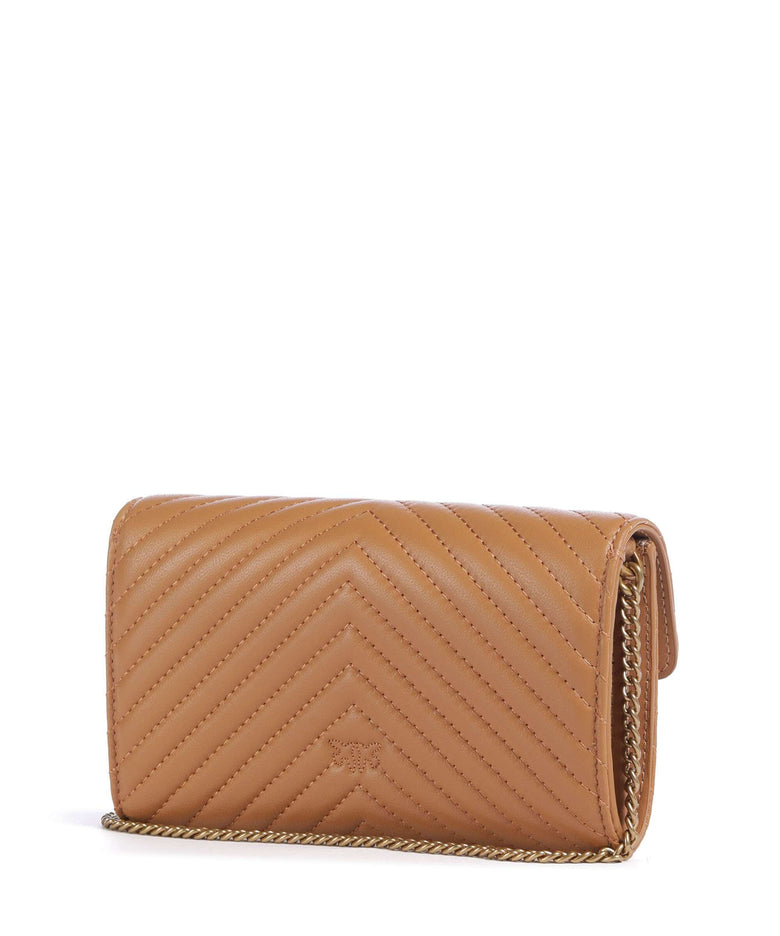 Pinko Love One Wallet torrone/antique gold