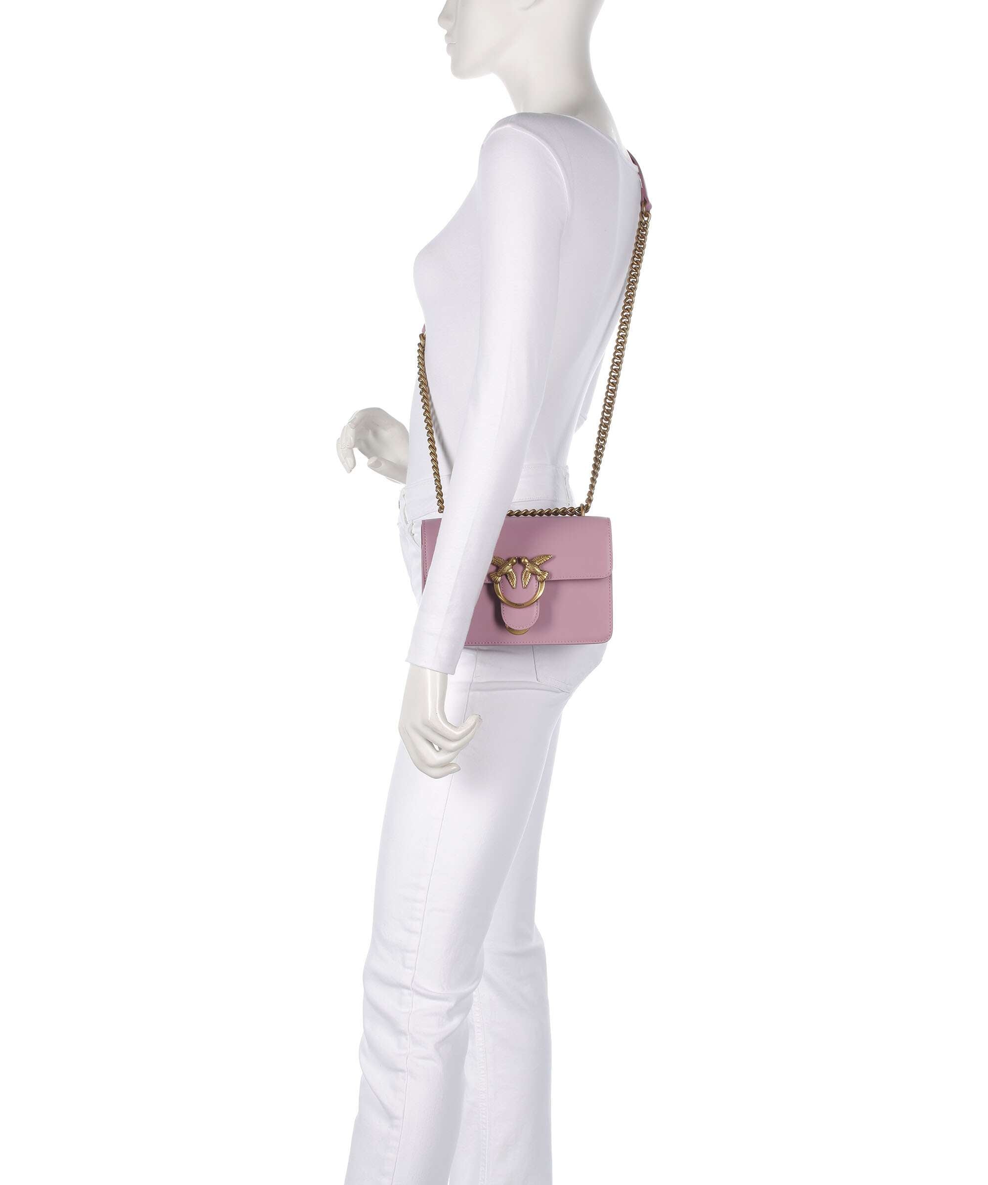 Pinko Love One Mini Shoulder bag viola/antique gold