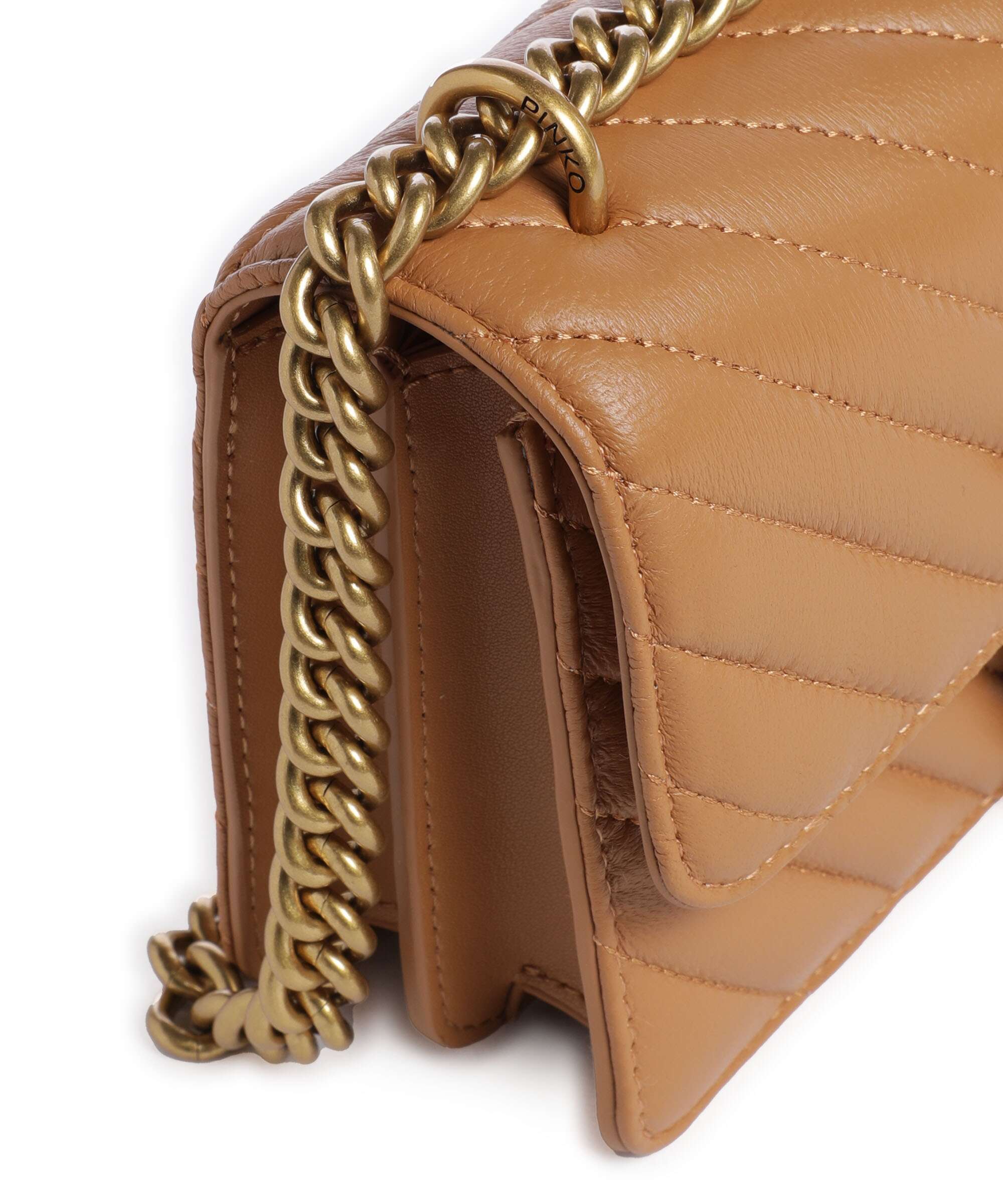 Pinko Love One Mini Shoulder bag torrone/antique gold