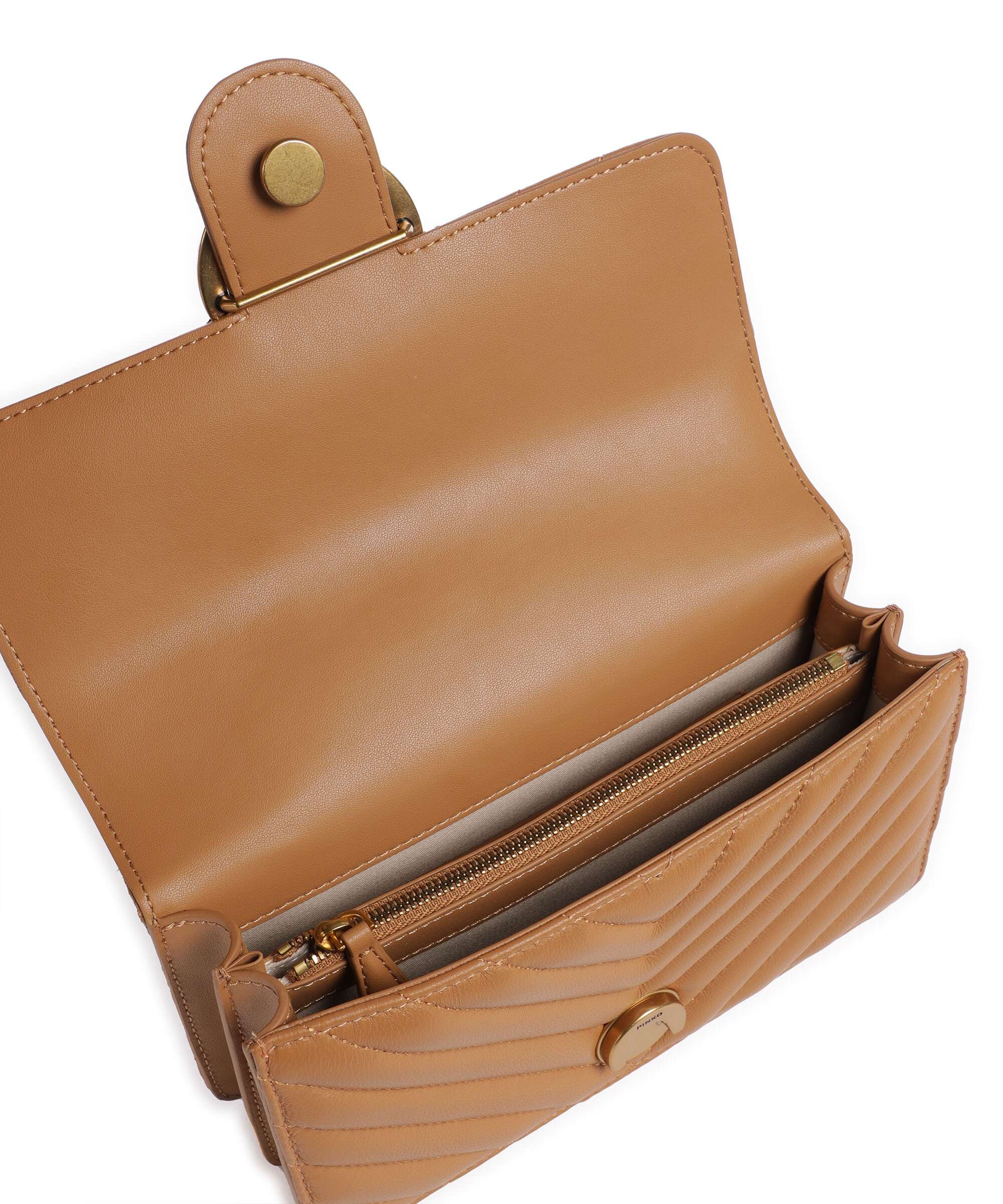 Pinko Love One Mini Shoulder bag torrone/antique gold