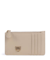 Pinko Airone Pouzdro na kreditní kartu beige/grigio fumo/antique gold