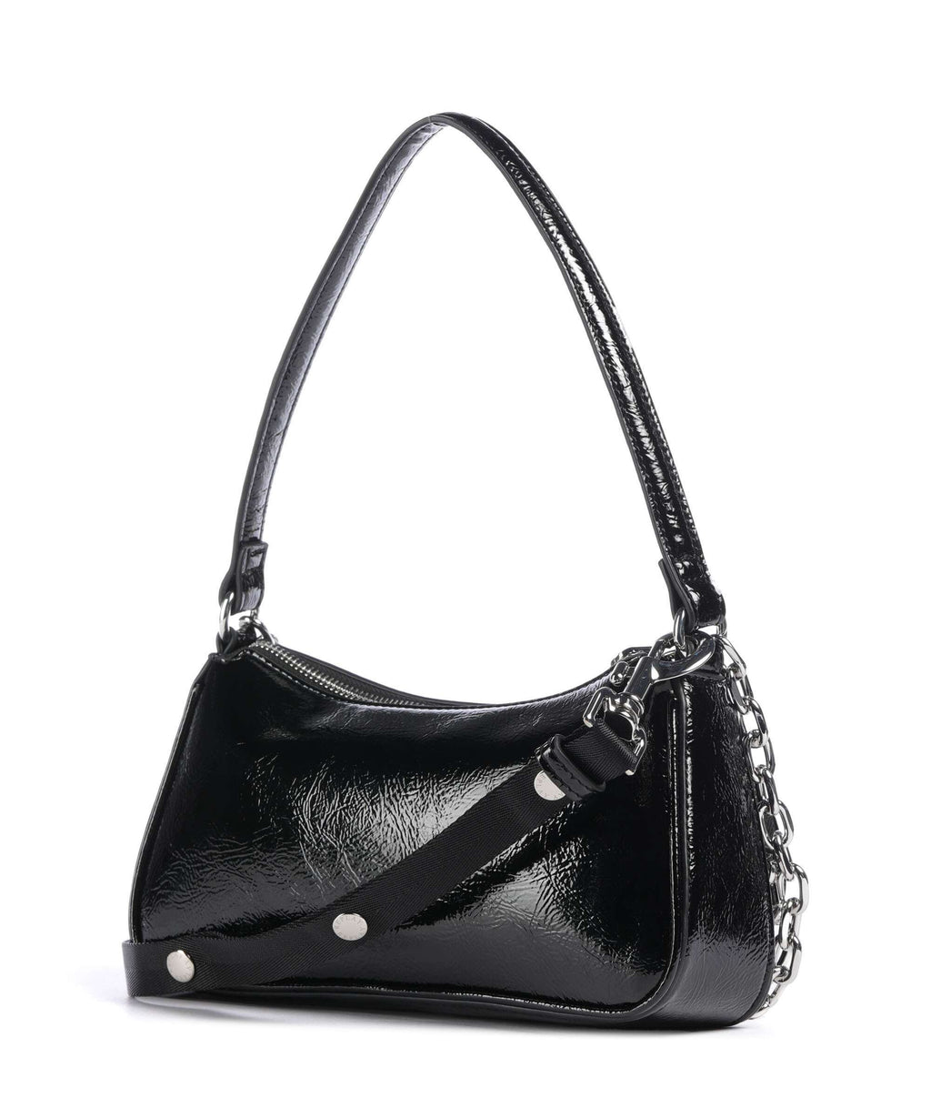 Replay Shoulder bag shiny black