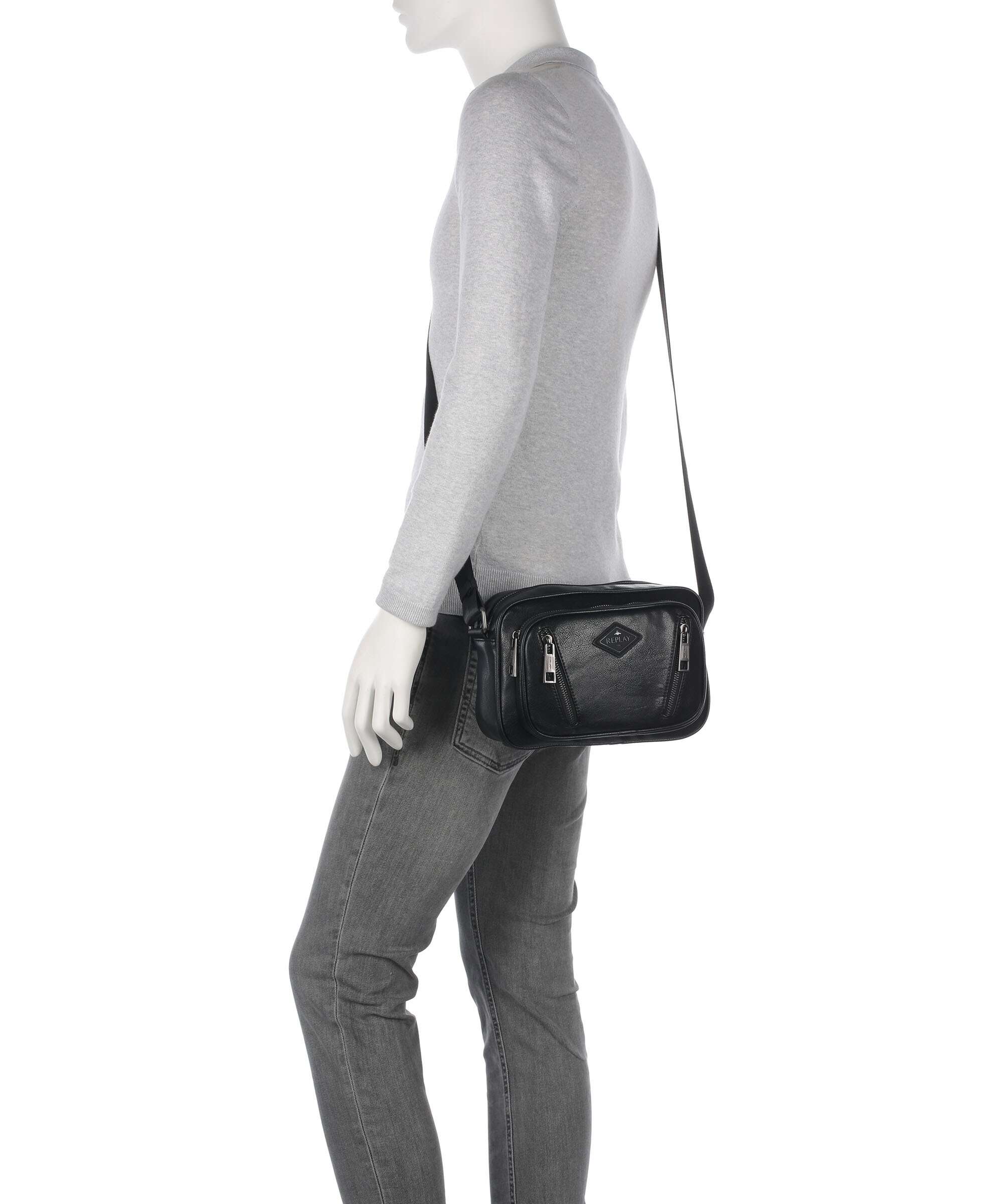 Replay Crossbody bag black