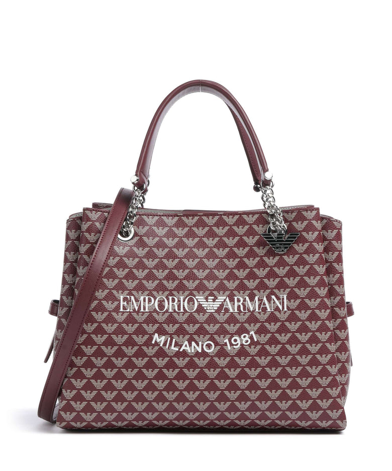 Emporio Armani Annie Handbag vinaccia/ecru/bianco/grape marc/white