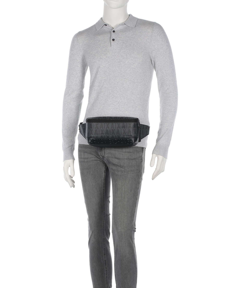 Armani Exchange Belt bag asphalt black