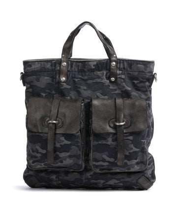 Campomaggi Taška na záda camouflage blue/dark grey