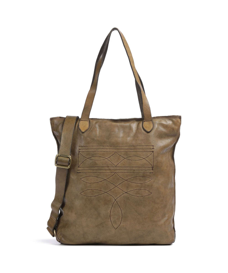 Campomaggi Tote bag verde militare