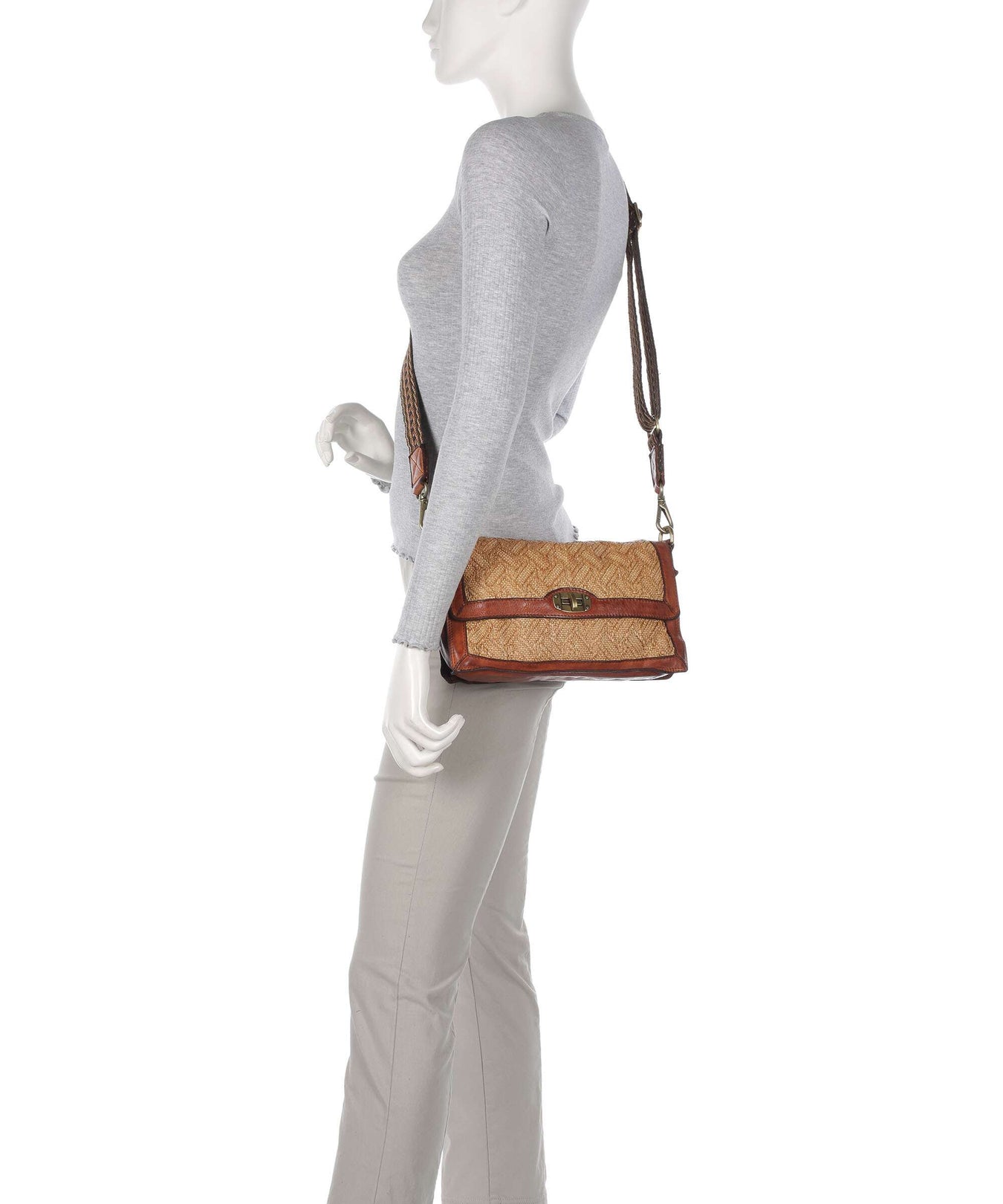 Campomaggi Shoulder bag naturale/congac