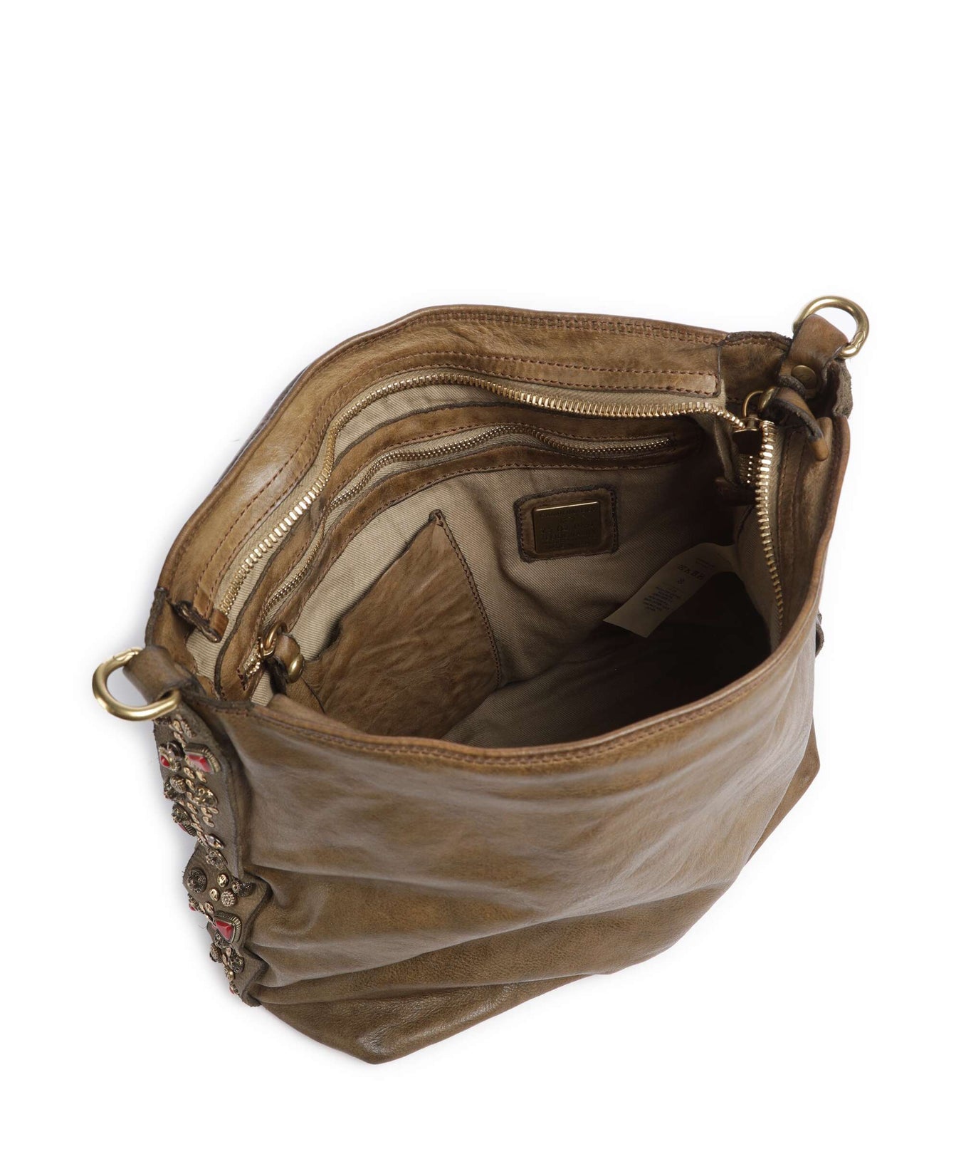 Campomaggi Hobo bag verde militare
