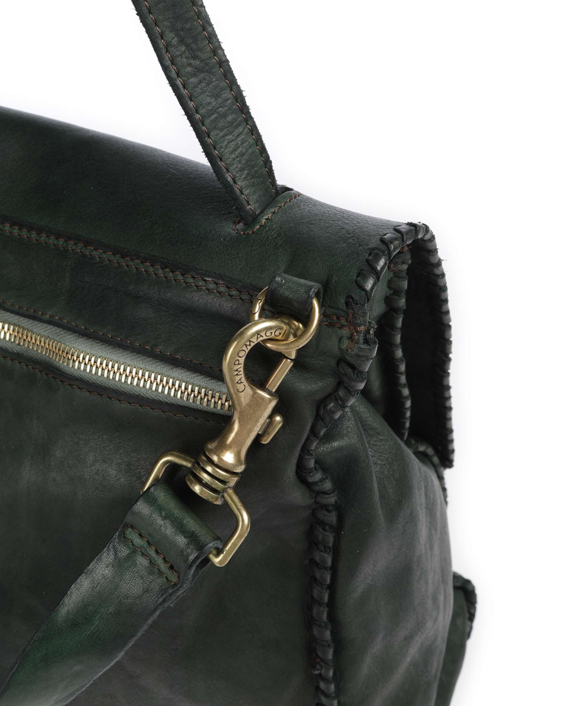 Campomaggi Tote bag green bottle