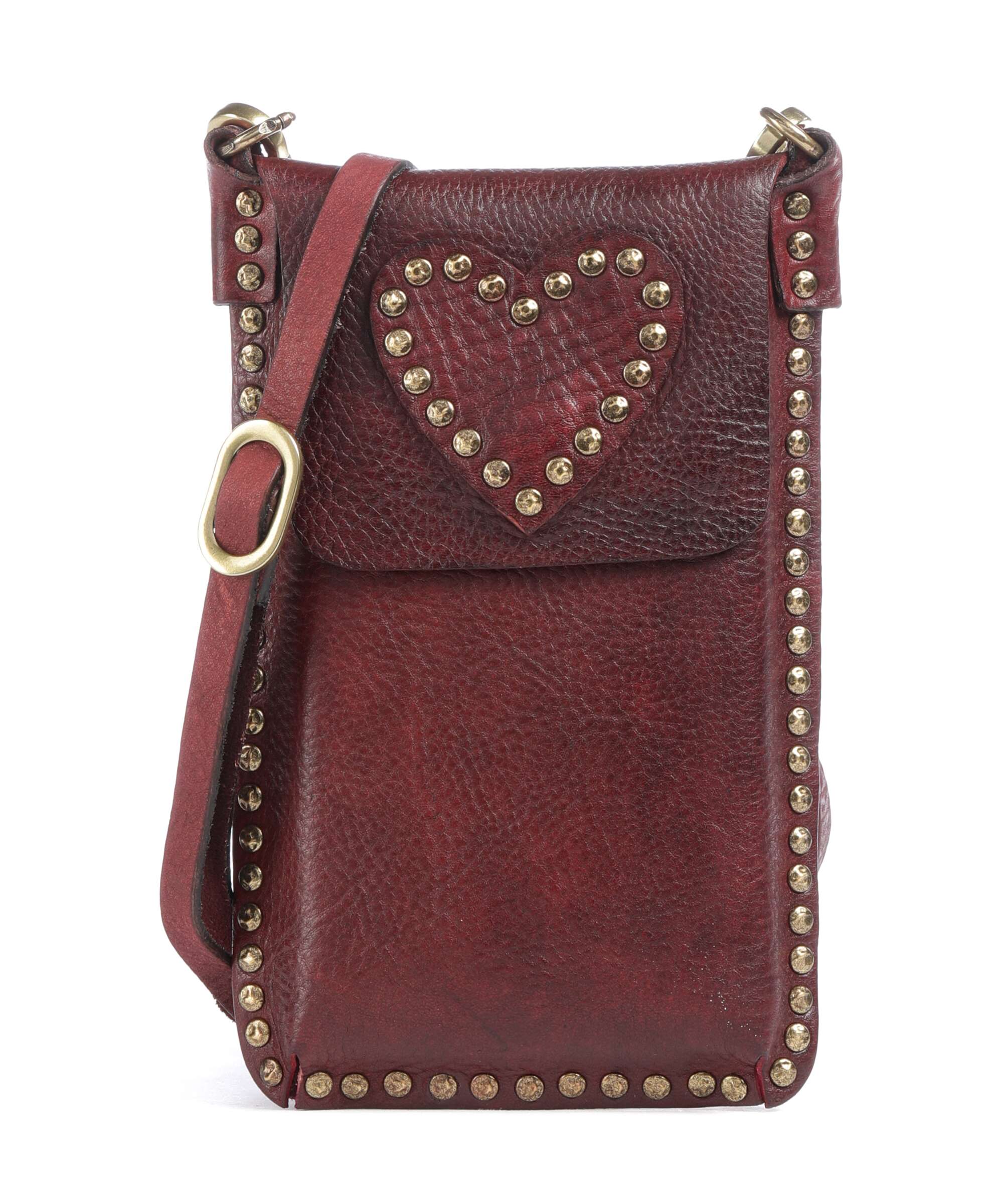 Campomaggi Phone bag wine