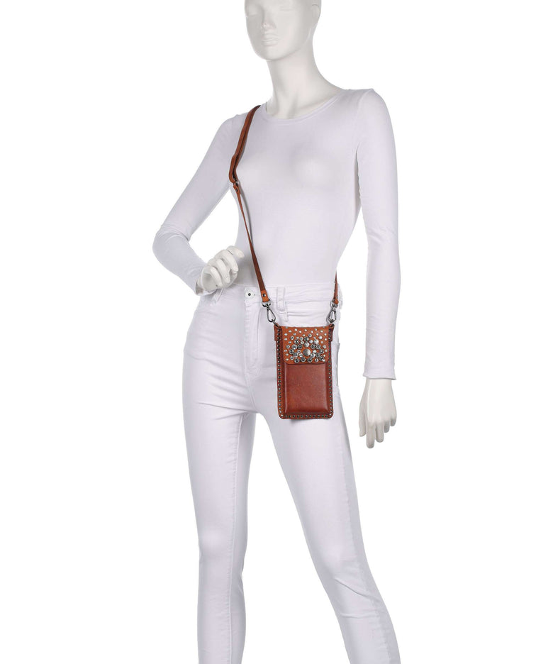Campomaggi Phone bag cognac