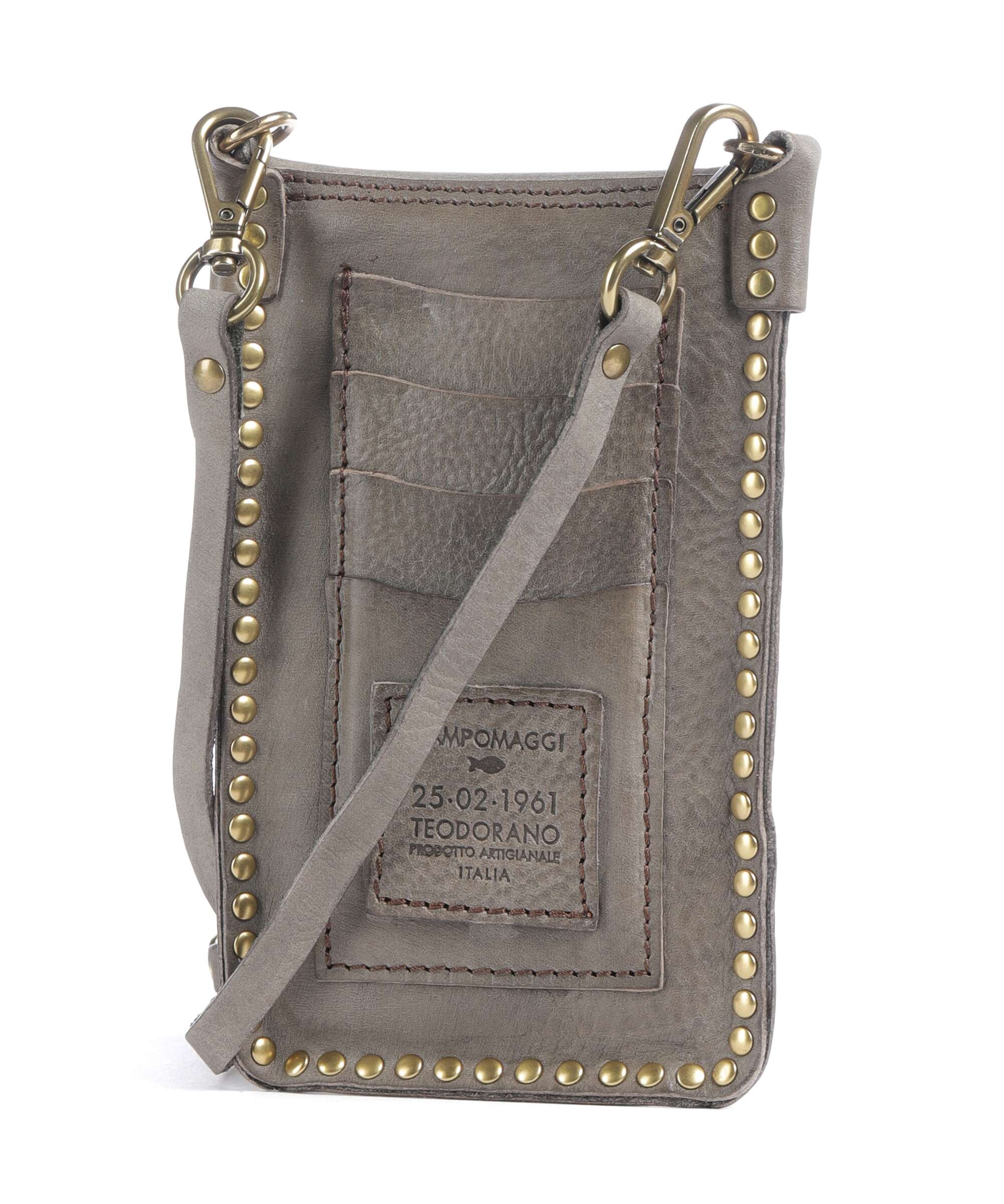 Campomaggi Phone bag cement