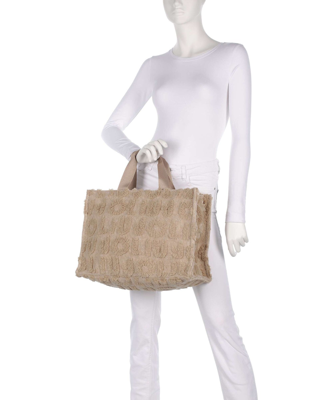 Liu Jo L Tote bag oat milk