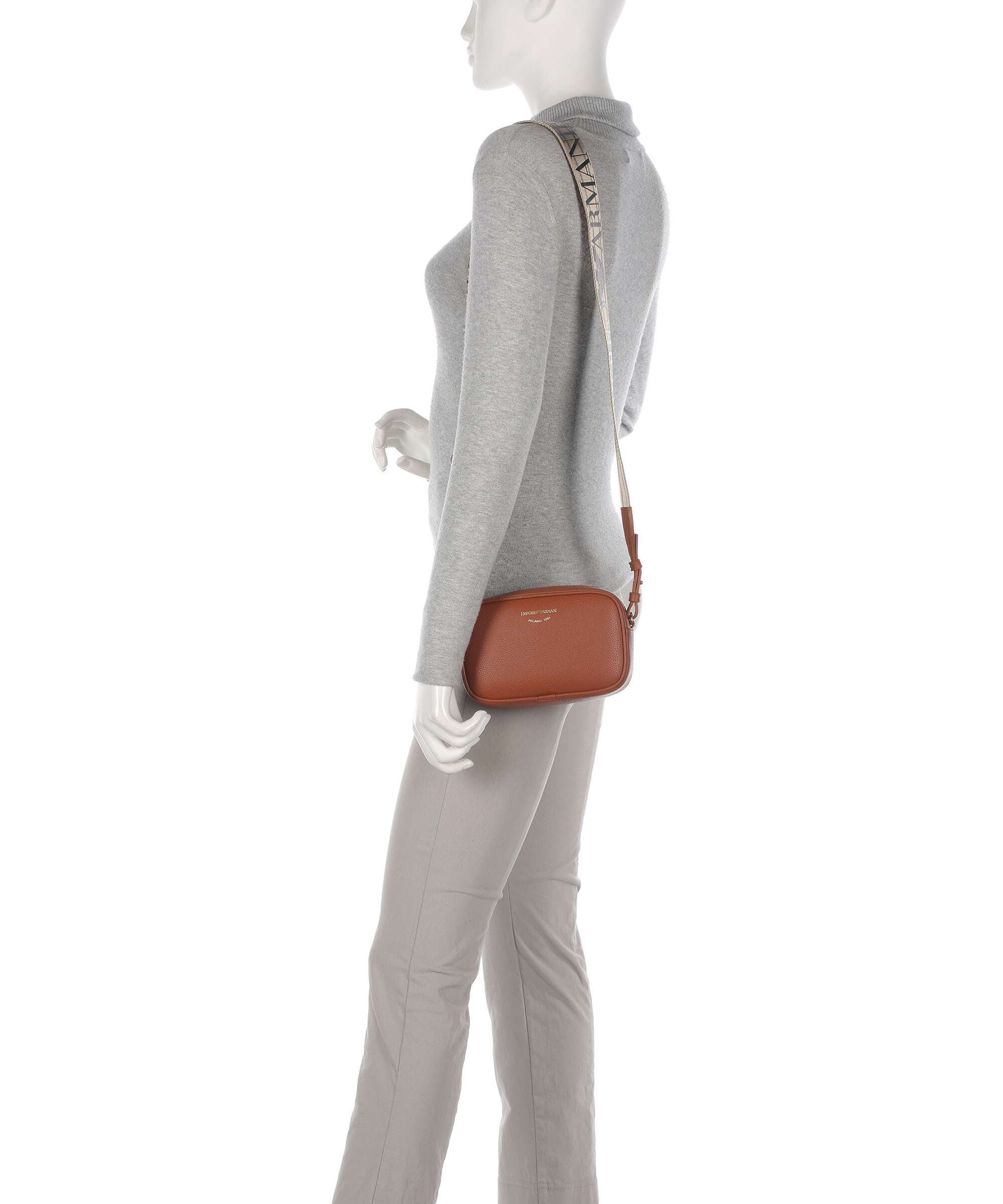 Emporio Armani Lilly Crossbody bag cuoio/rosso