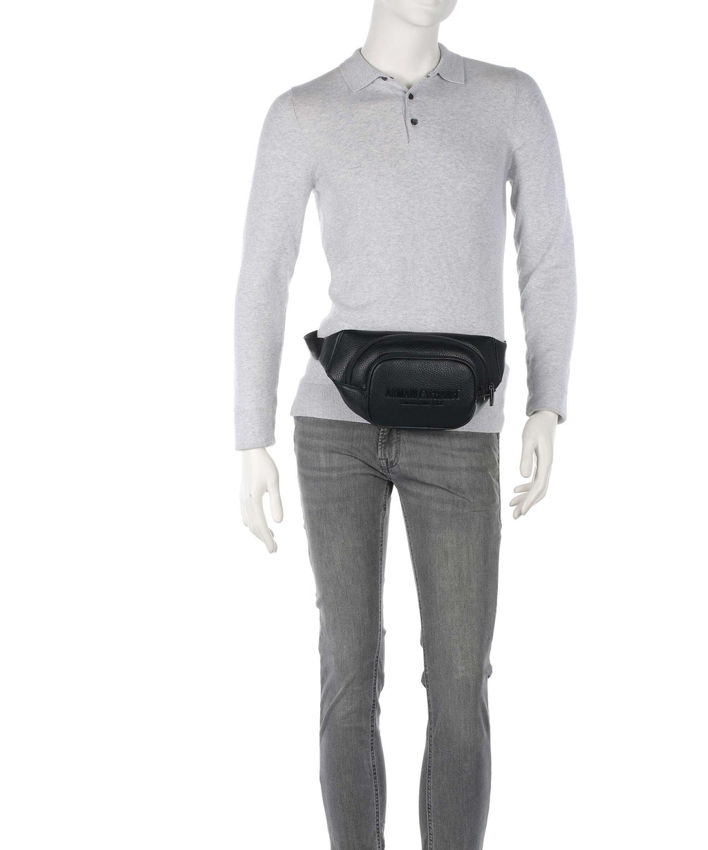 Armani Exchange Miami Fanny pack black