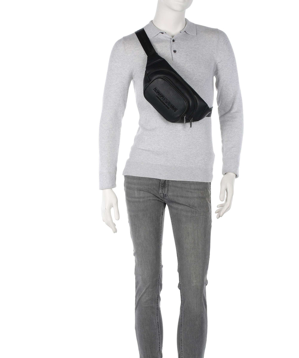 Armani Exchange Miami Fanny pack black