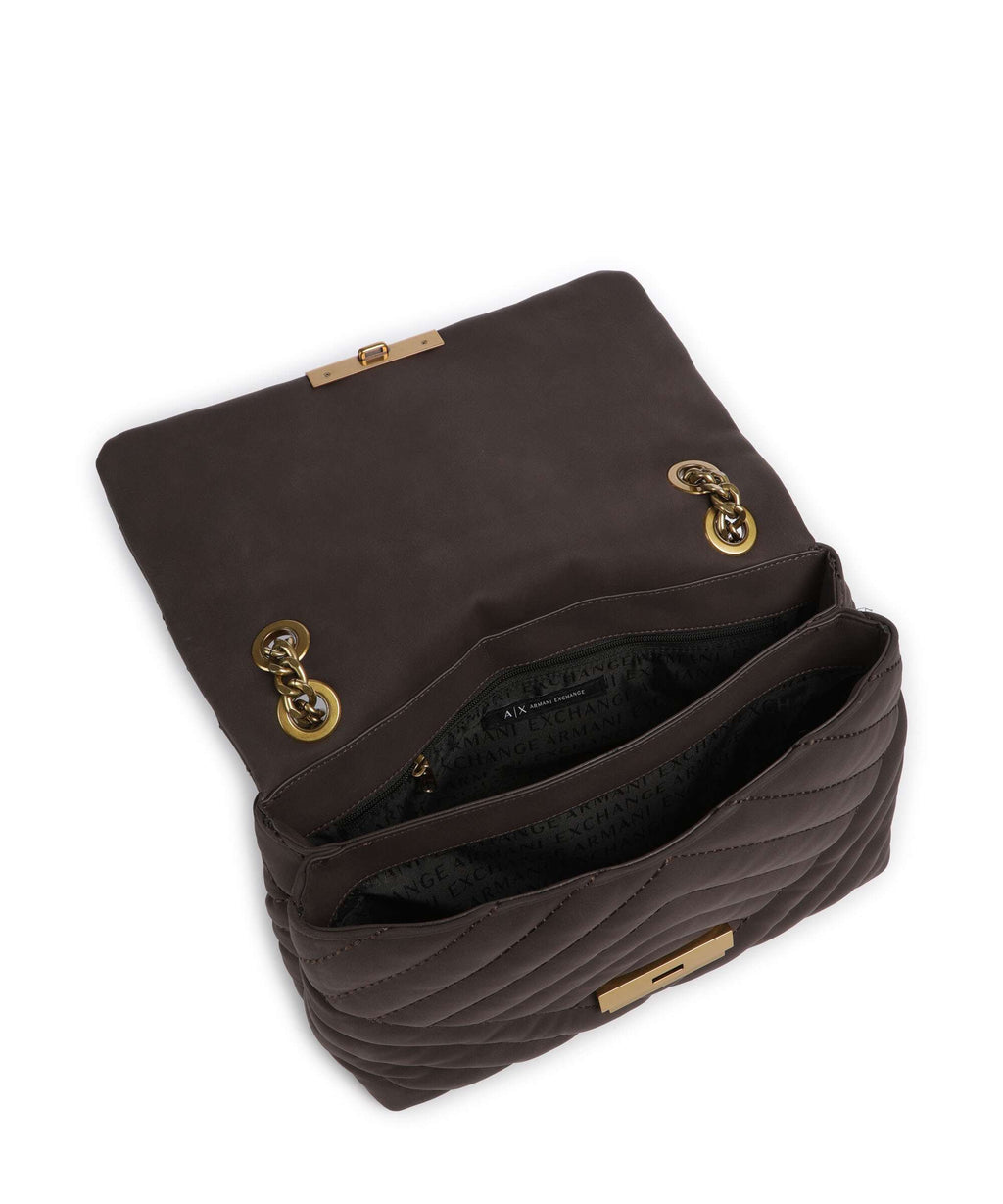 Armani Exchange Victoria M Shoulder bag dark doha